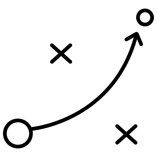 Business strategy business strategy marketing end to end icon