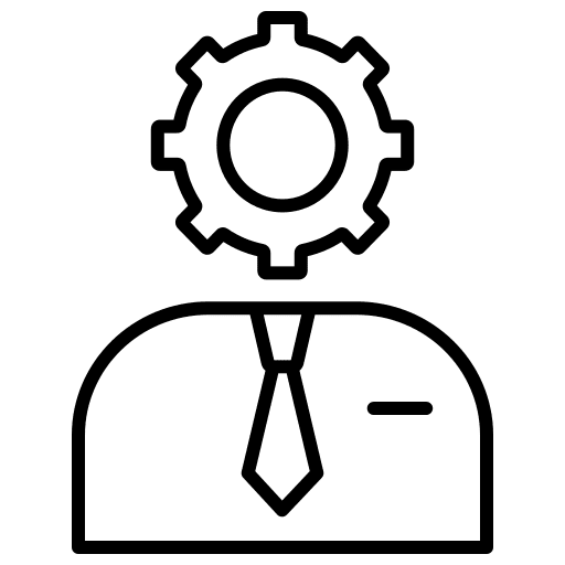 Corporate corporate management gear icon