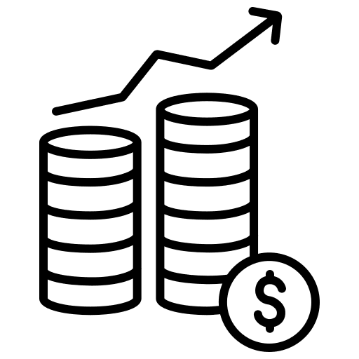 Economy business and finance sales marketing growth icon