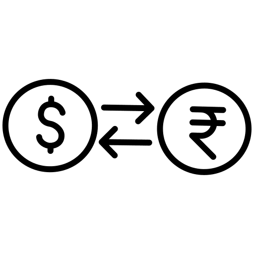 Currency dollar exchange currency icon