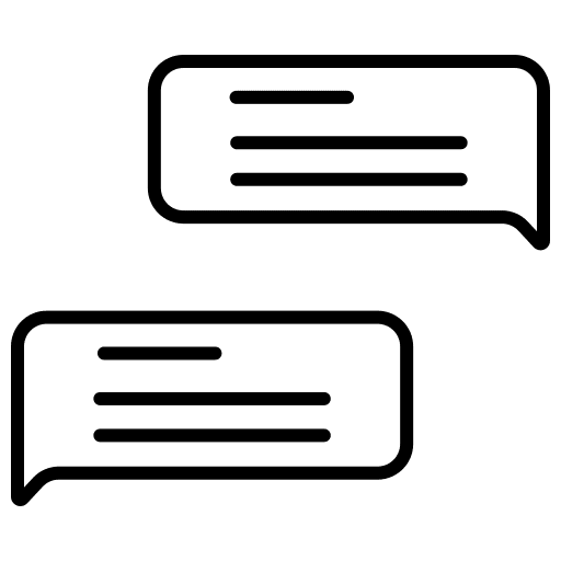 Discussion idea communications brainstorm icon