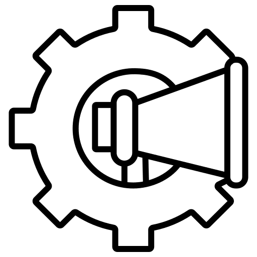 Business business gear advertisement icon