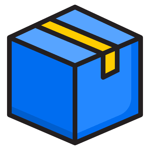 Box shipping shipping and delivery package icon