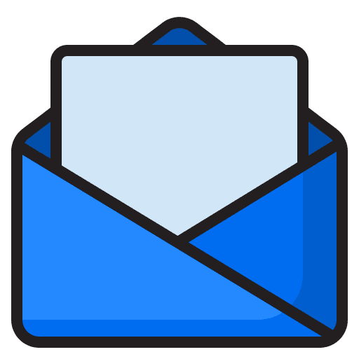 Mail message communications envelope icon