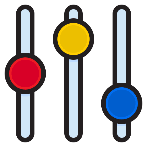 Control settings pc screen control icon