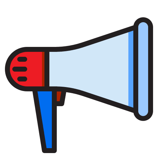 Megaphone marketing communications advertising icon