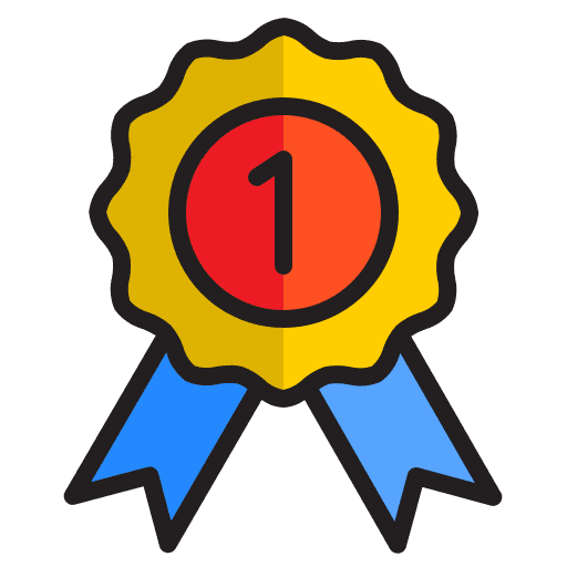 Reward badge business and finance medal icon