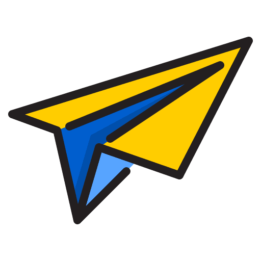 Send sending paper plane paper icon