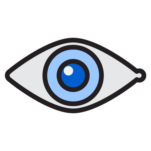 View eye seo and web visibility icon