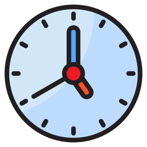 Clock technology time clocks icon