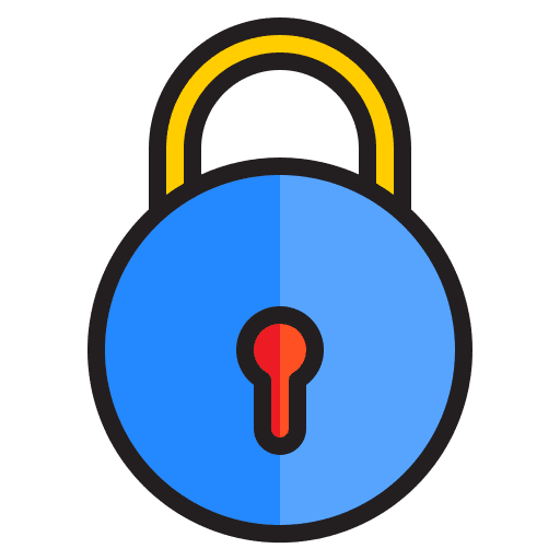 Lock lock padlock security icon