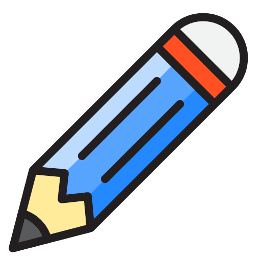 Pencil pencil tools and utensils education icon