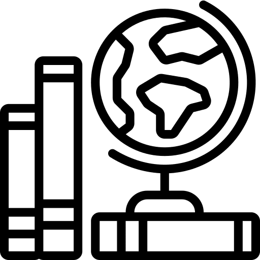 Globe learning globe study icon