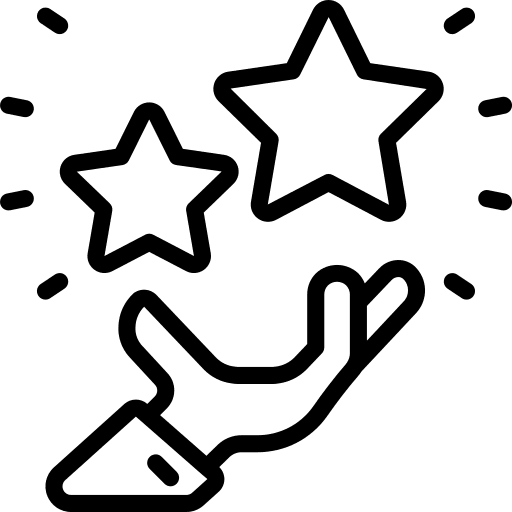 Star like thinking star icon