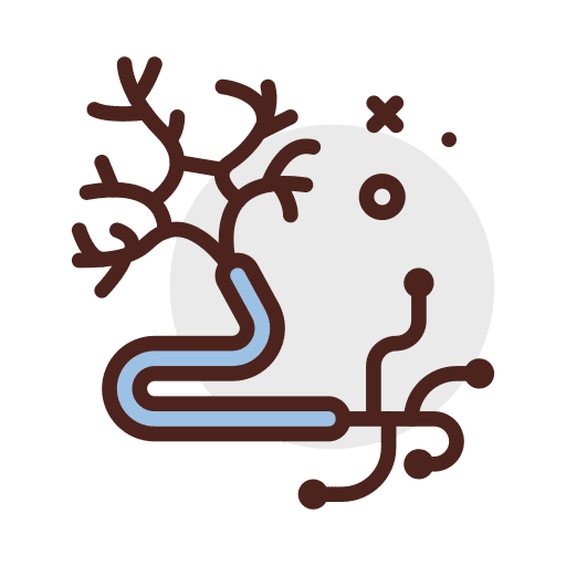 Nerves cell neuron sensation icon Nerves cell neuron sensation icon