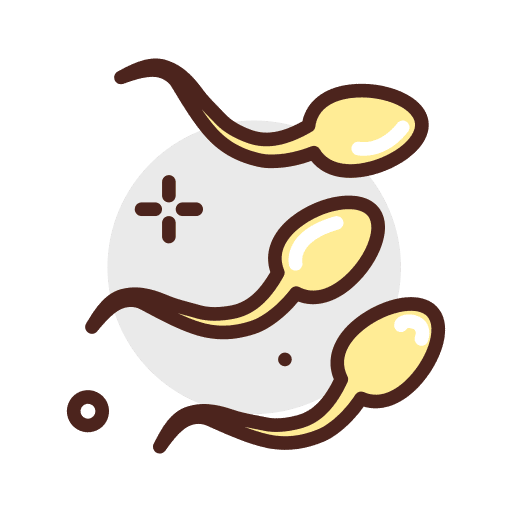 Sperm fertility reproduction healthcare and medical icon