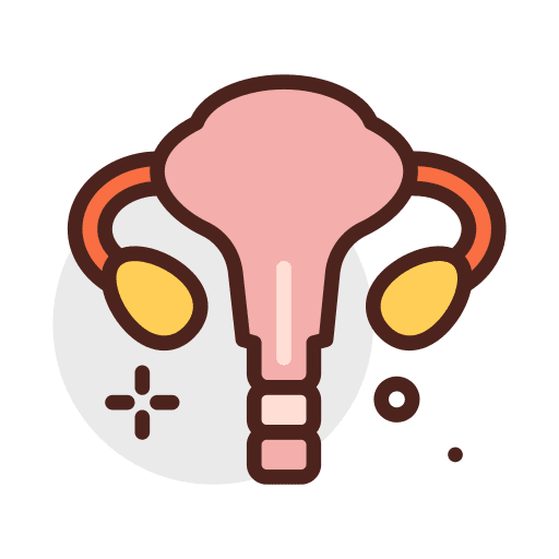 Uterus in vitro egg fertilization icon Uterus in vitro egg fertilization icon
