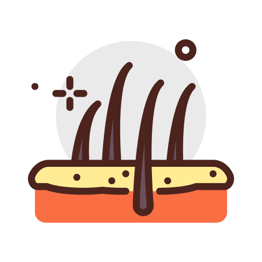 Hair hair skin dermatology icon Hair hair skin dermatology icon