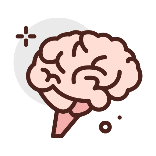 Human brain education human body brain anterior icon Human brain education human body brain anterior icon