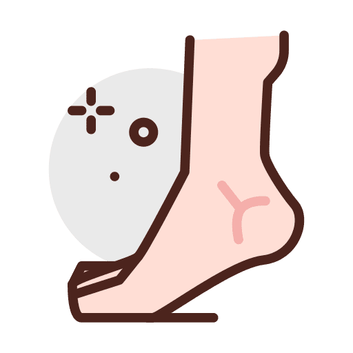 Leg anatomy healthcare and medical leg icon Leg anatomy healthcare and medical leg icon