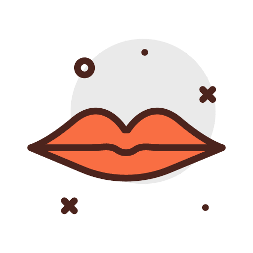 Lips body part kiss beauty icon Lips body part kiss beauty icon