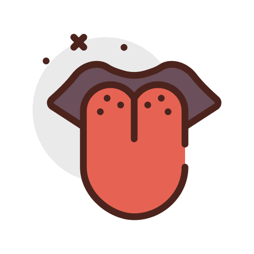 Tongue mouth taste flavor icon Tongue mouth taste flavor icon