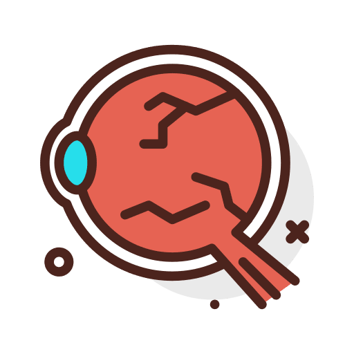 Eyeball prosthetic eye handicapped icon Eyeball prosthetic eye handicapped icon