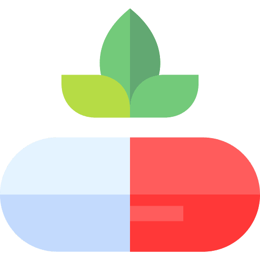 Herbal natural medicine holistic healthcare and medical icon Herbal natural medicine holistic healthcare and medical icon