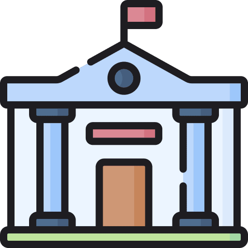 Government office town authority icon