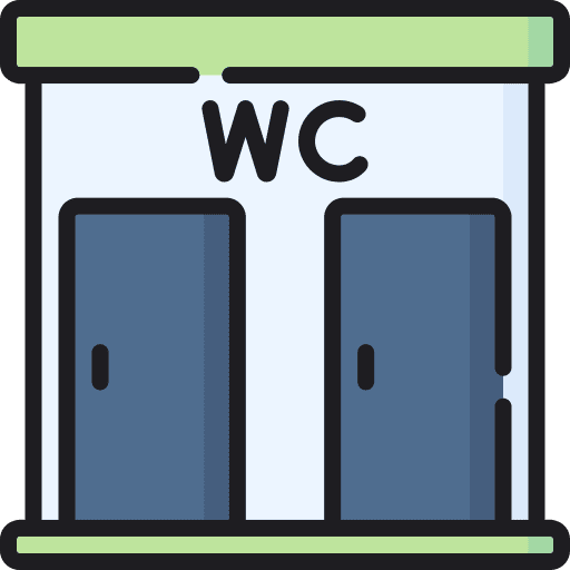 Public toilet public toilet signaling bathroom icon