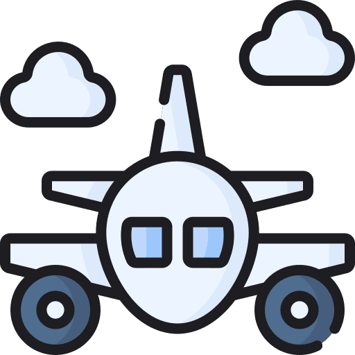 Airplane travel airport airplane icon Airplane travel airport airplane icon