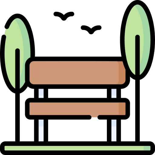 Bench park tree bench icon Bench park tree bench icon