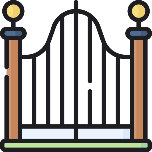 Gate park gateway fences icon Gate park gateway fences icon