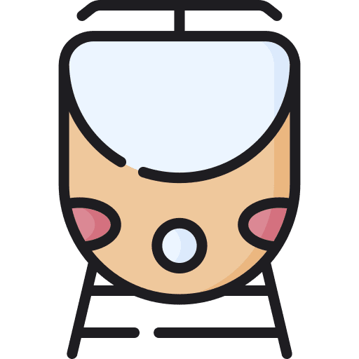 Train transportation mrt railway icon Train transportation mrt railway icon