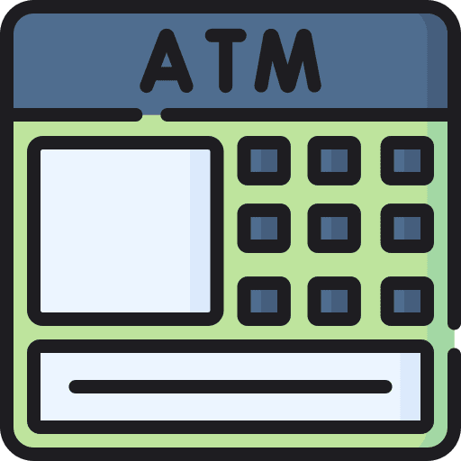 Atm machine money withdraw atm machine icon Atm machine money withdraw atm machine icon