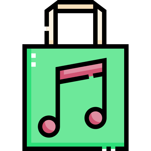Music store app sound music store app ios14 icon