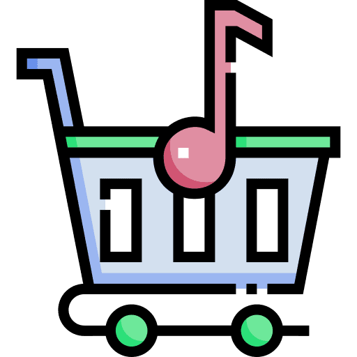 Mortarboard school education music and multimedia icon