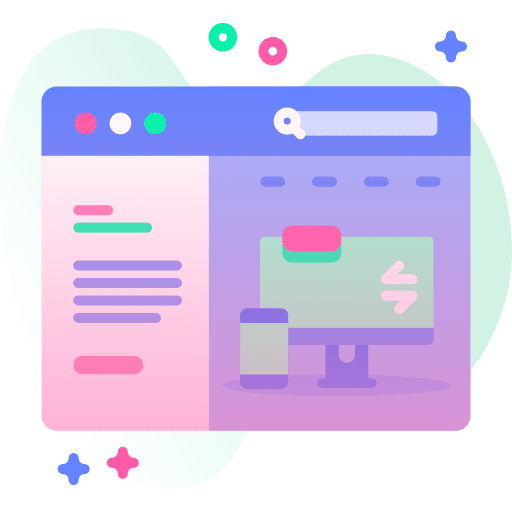 Responsive design coding browser responsive design icon