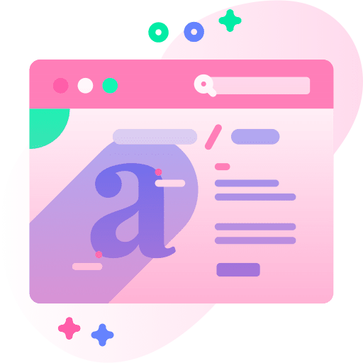 Web design landing page interface web design icon