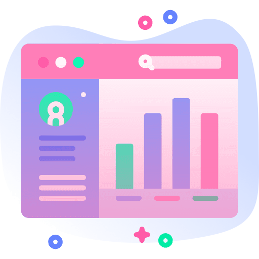 Layout analysis window web design icon