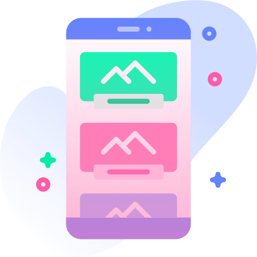 App design browser design smartphone icon