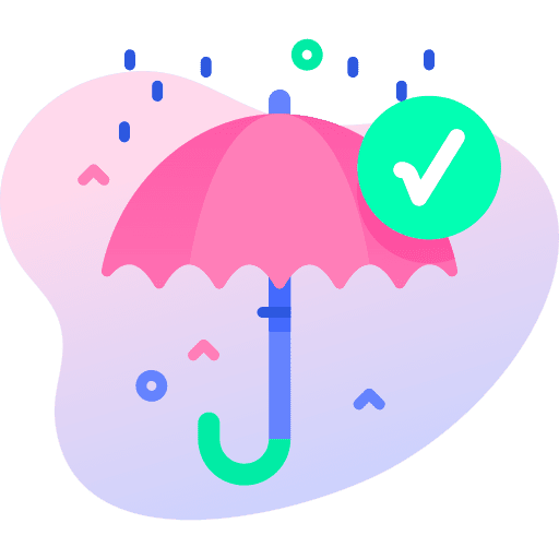 Keep dry protect delivery sign icon Keep dry protect delivery sign icon