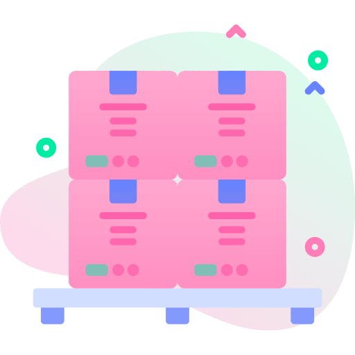 Delivery box industry stored parcel icon Delivery box industry stored parcel icon