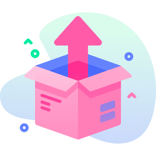 Delivery box release send open box icon Delivery box release send open box icon