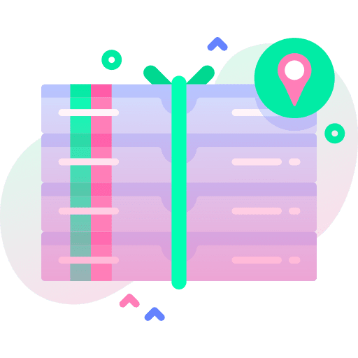 Delivery package shipping and delivery location icon Delivery package shipping and delivery location icon