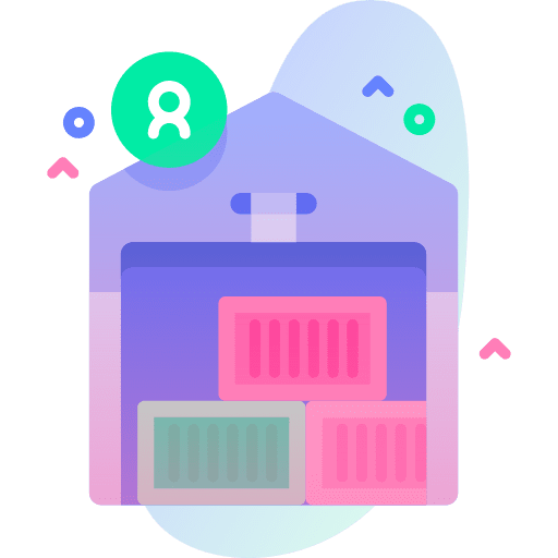 Warehouse buildings warehouse container icon Warehouse buildings warehouse container icon