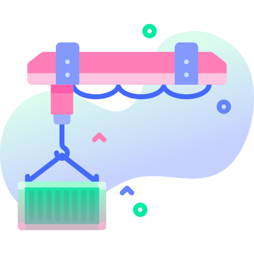 Crane crane shipping container icon Crane crane shipping container icon