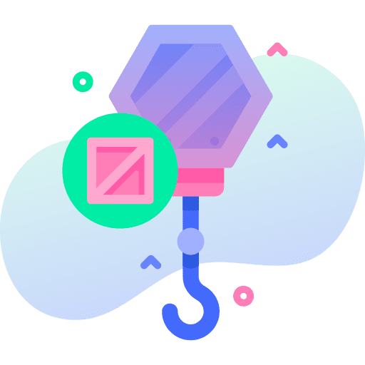 Hook hook construction and tools box icon Hook hook construction and tools box icon