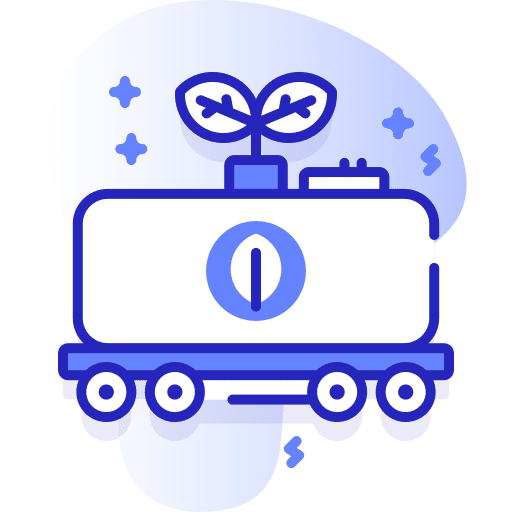 Oil tank biofuel tank green energy icon