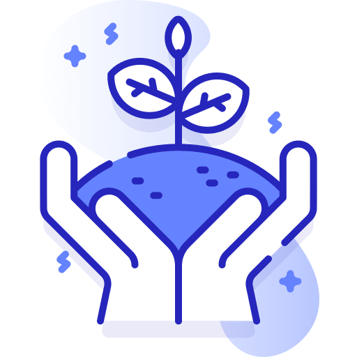 Sprout agriculture hand maturity icon